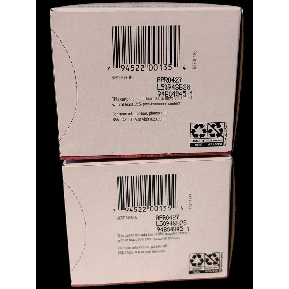Tazo Tea Variety 2 Boxes - Prickly Pear Cactus 16 Bags Each Total of 32 Exp 4/27